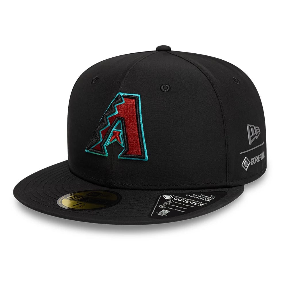 Arizona Diamondbacks MLB Gore-Tex Black 59FIFTY Fitted Cap-kentox