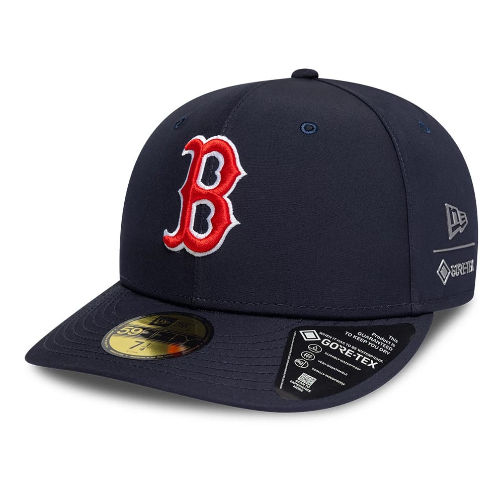 Boston Red Sox MLB Gore-Tex Navy 59FIFTY Fitted Cap-kentox