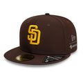 San Diego Padres MLB Gore-Tex Dark Brown 59FIFTY Fitted Cap-kentox