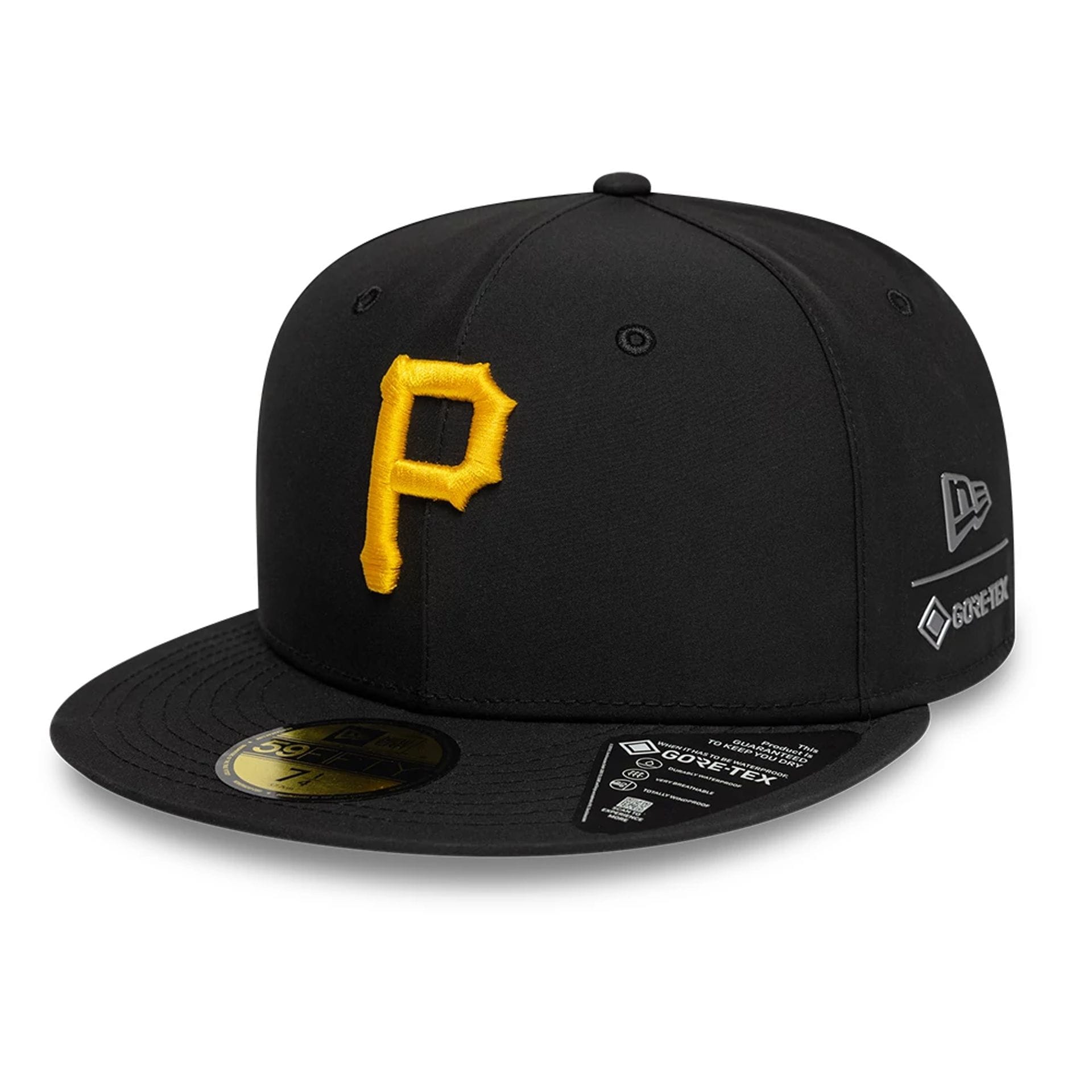 Pittsburgh Pirates MLB Gore-Tex Black 59FIFTY Fitted Cap-kentox