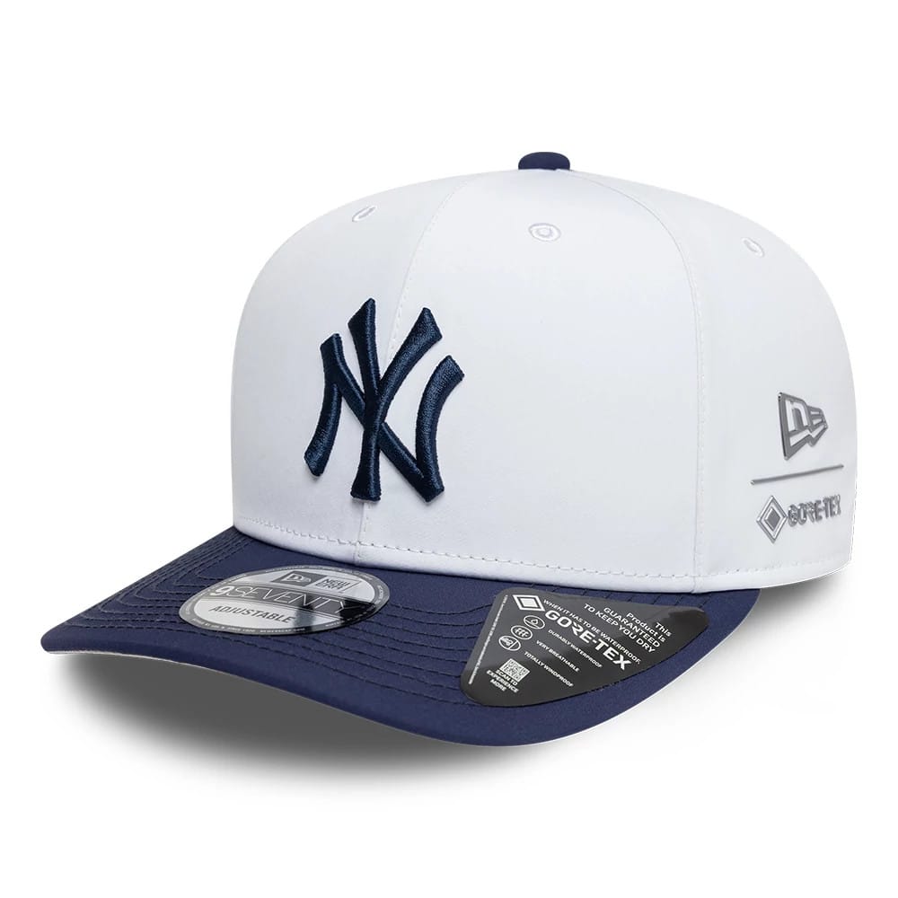 New York Yankees MLB Gore-Tex White 9SEVENTY Stretch Snap Adjustable Cap-kentox
