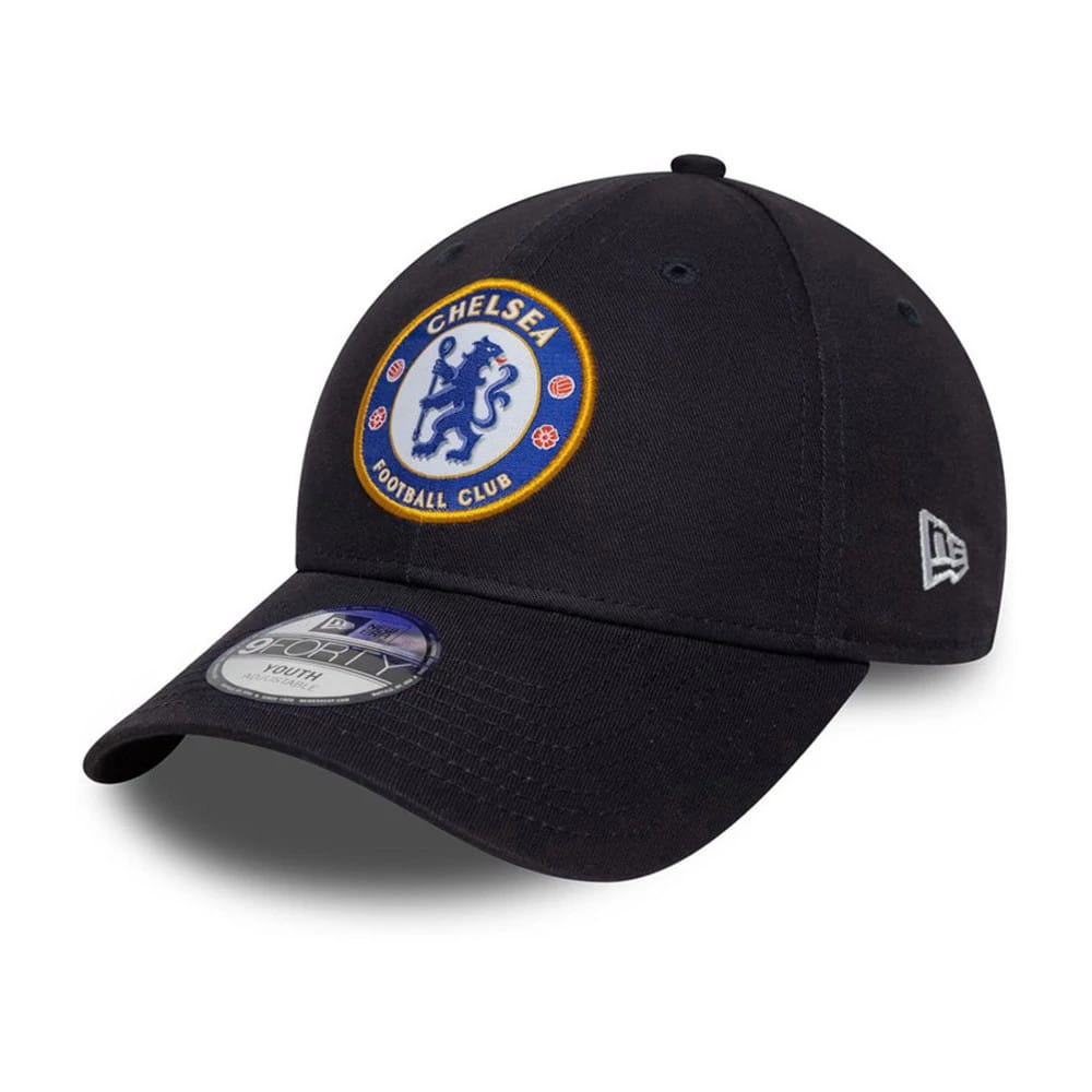 Chelsea FC Lion Crest Youth Core Blue 9FORTY Cap-kentox