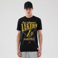 LA Lakers NBA City Edition Black T-Shirt-kentox
