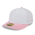 New Era Open White & Pink Low Profile 59FIFTY Fitted Cap-kentox