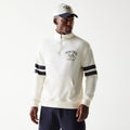 New Era Open White Oversized 1/4 Zip Sweater-kentox