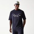 New Era Navy Oversized T-Shirt-kentox