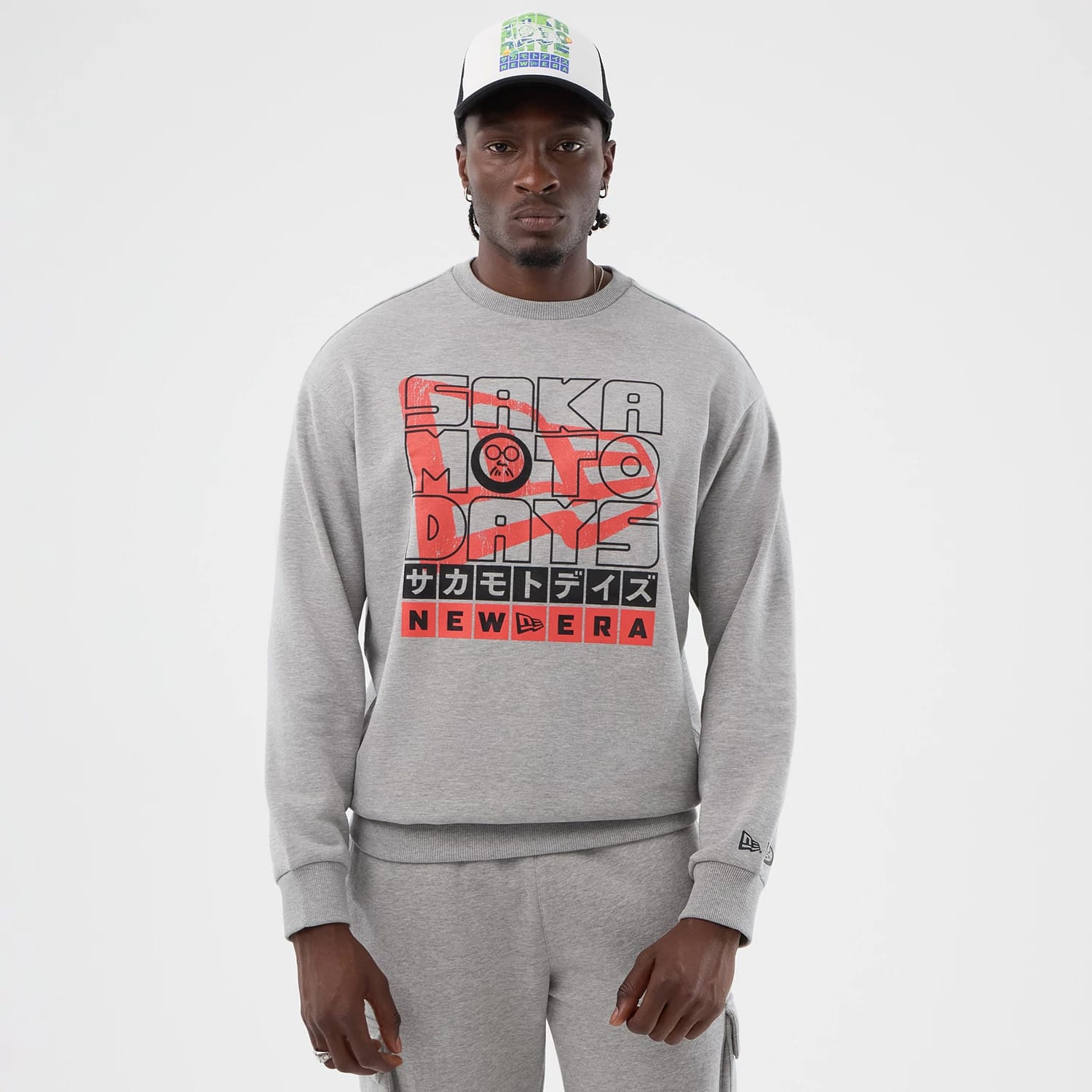 Sakamoto Days Netflix Grey Crew Neck Sweater-kentox