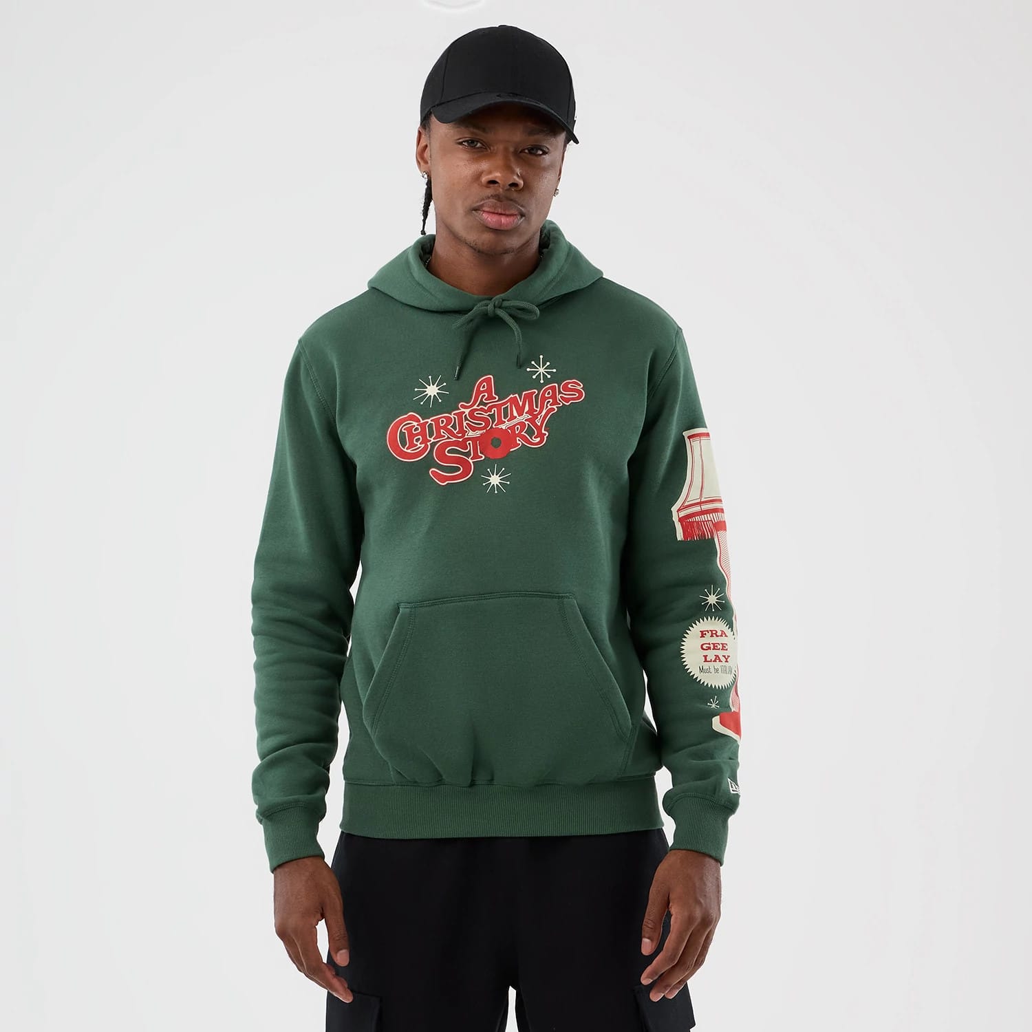 A Christmas Story Major Award Dark Green Pullover Hoodie-kentox