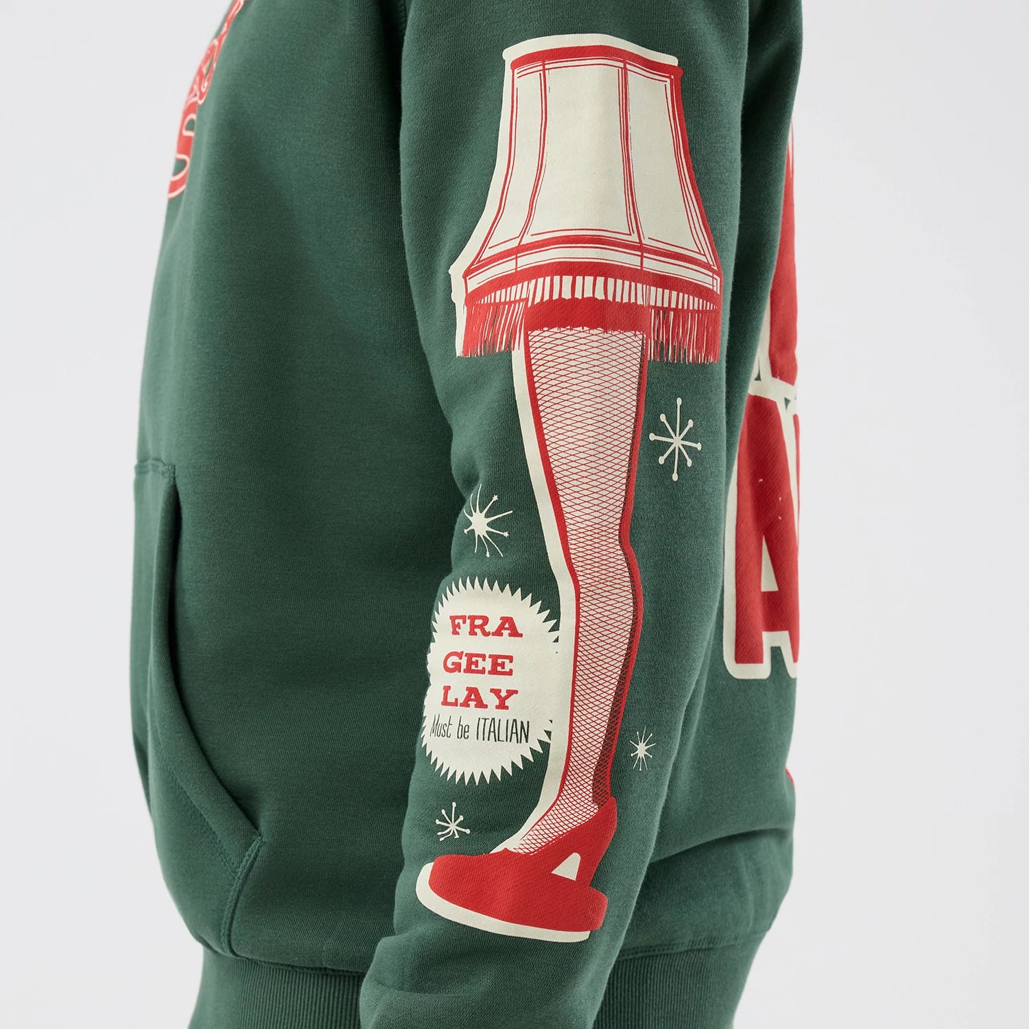 A Christmas Story Major Award Dark Green Pullover Hoodie-kentox