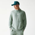LA Dodgers MLB Midi Pastel Green Oversized Pullover Hoodie-kentox