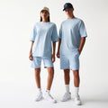 New York Yankees MLB Midi Pastel Blue Oversized T-Shirt-kentox