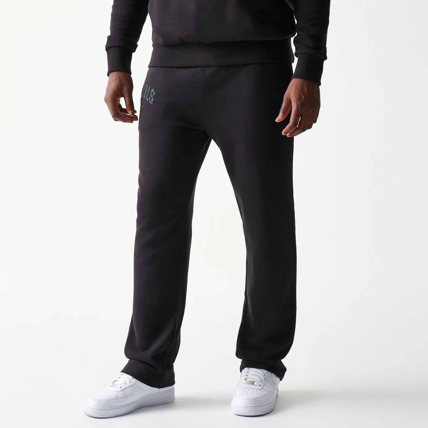 Chicago Bulls NBA Black Straight Leg Joggers-kentox