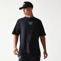 Chicago Bulls NBA League Essential Black Oversized T-Shirt-kentox