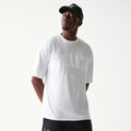 Chicago Bulls NBA White Oversized T-Shirt-kentox