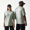 New Era Graphic Pastel Green Oversized T-Shirt-kentox