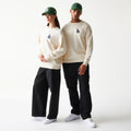 LA Dodgers MLB Essential Open White Knitted Sweater-kentox