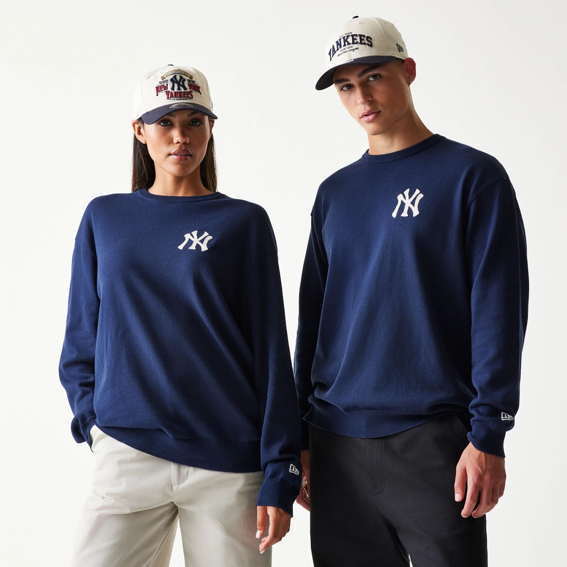 New York Yankees MLB Essential Navy Knitted Sweater-kentox