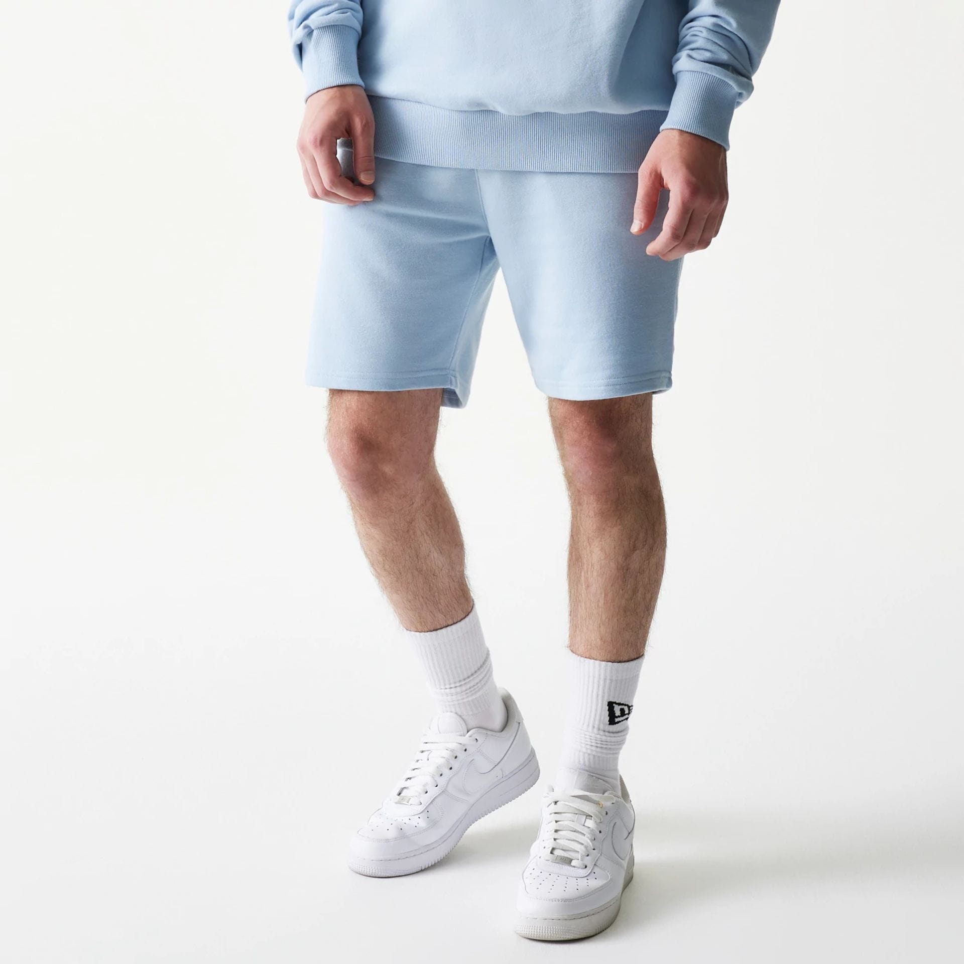 New York Yankees MLB League Essential Midi Pastel Blue Shorts-kentox