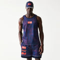 Red Bull Racing Dark Blue Mesh Tank Top-kentox