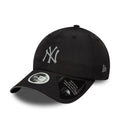 New York Yankees Womens MLB Pony Tail Black Open Back Cap-kentox