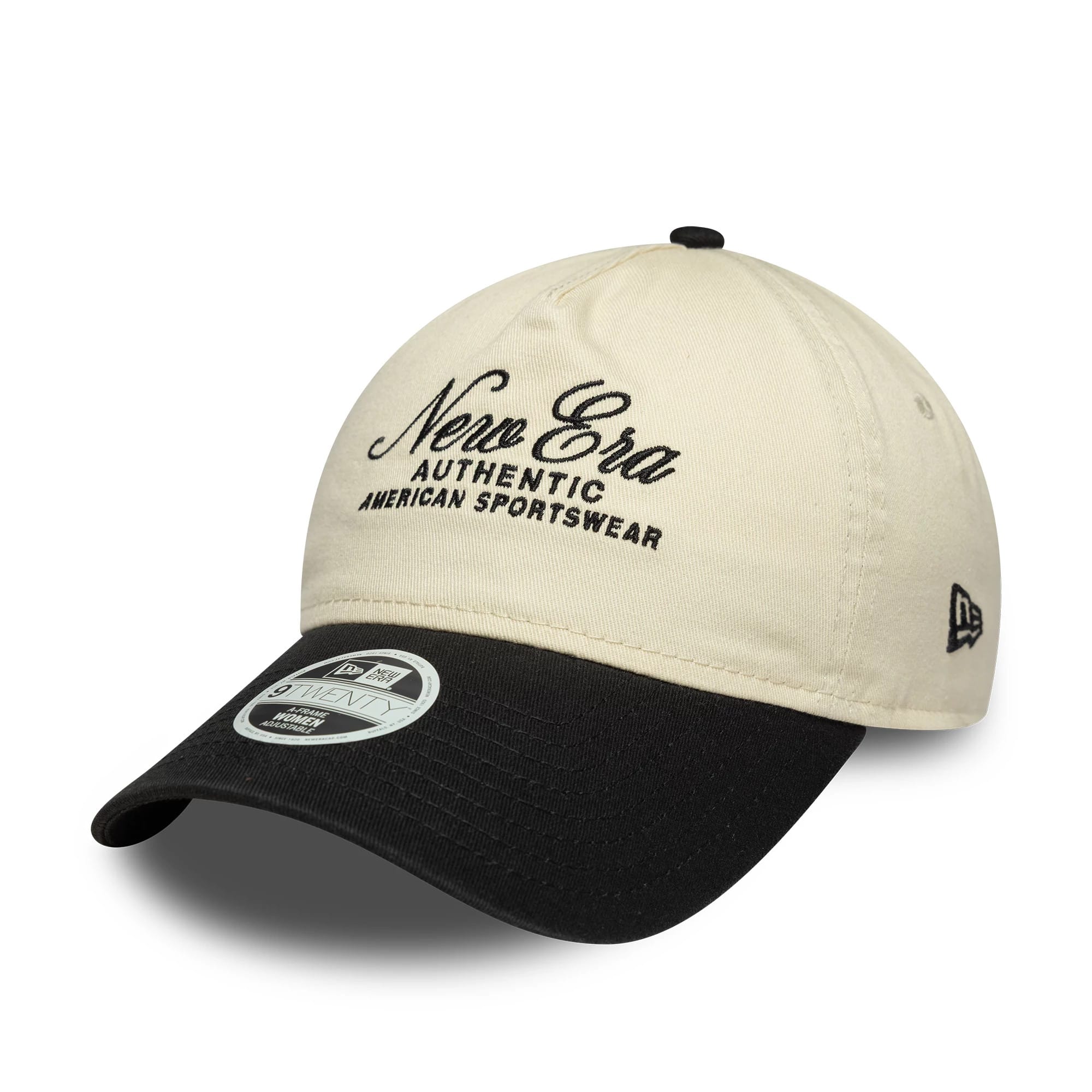 Womens New Era Black 9TWENTY A-Frame Cap-kentox