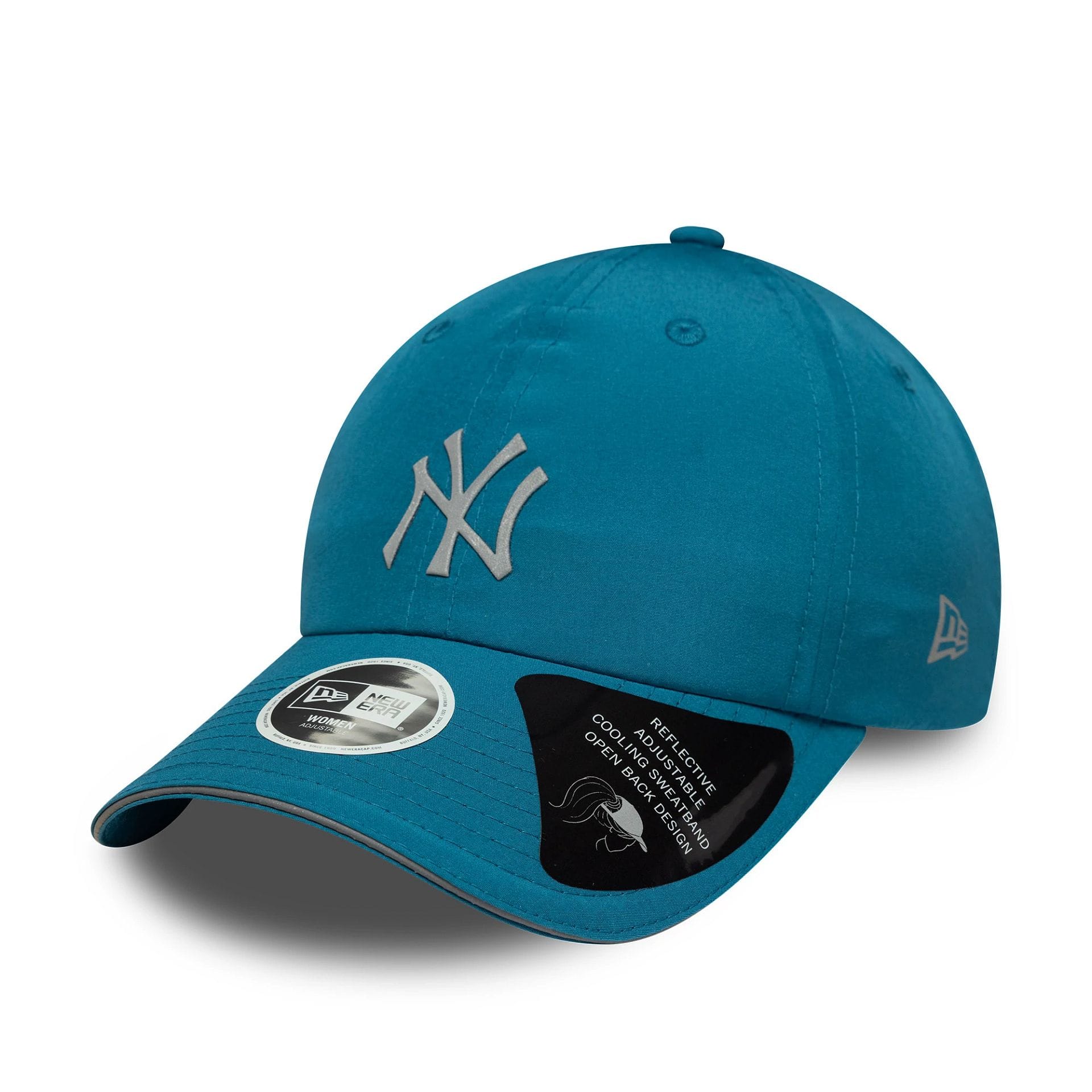 New York Yankees Womens MLB Pony Tail Dark Green Open Back Cap-kentox