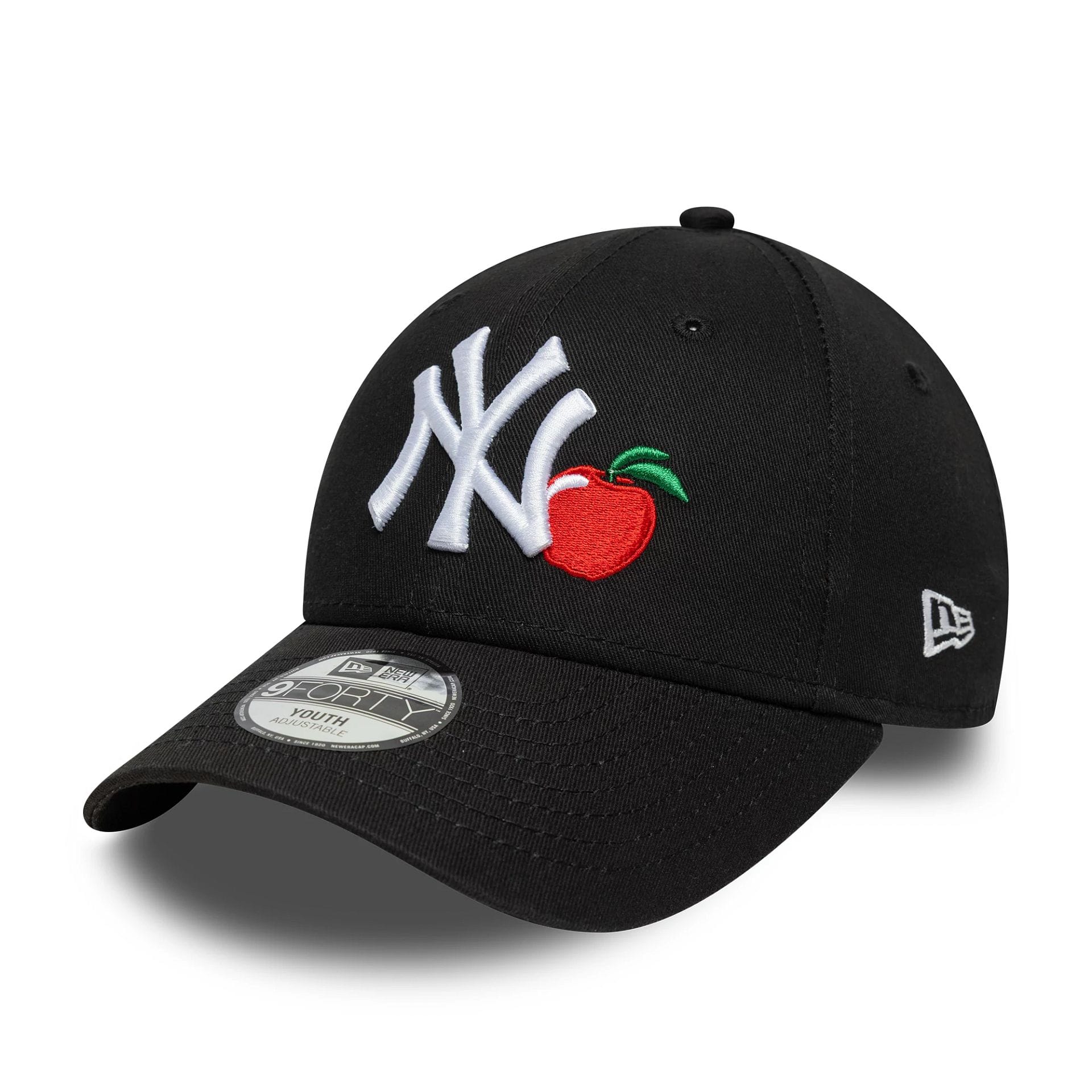 New York Yankees Youth MLB Fruit Icon Black 9FORTY Cap-kentox