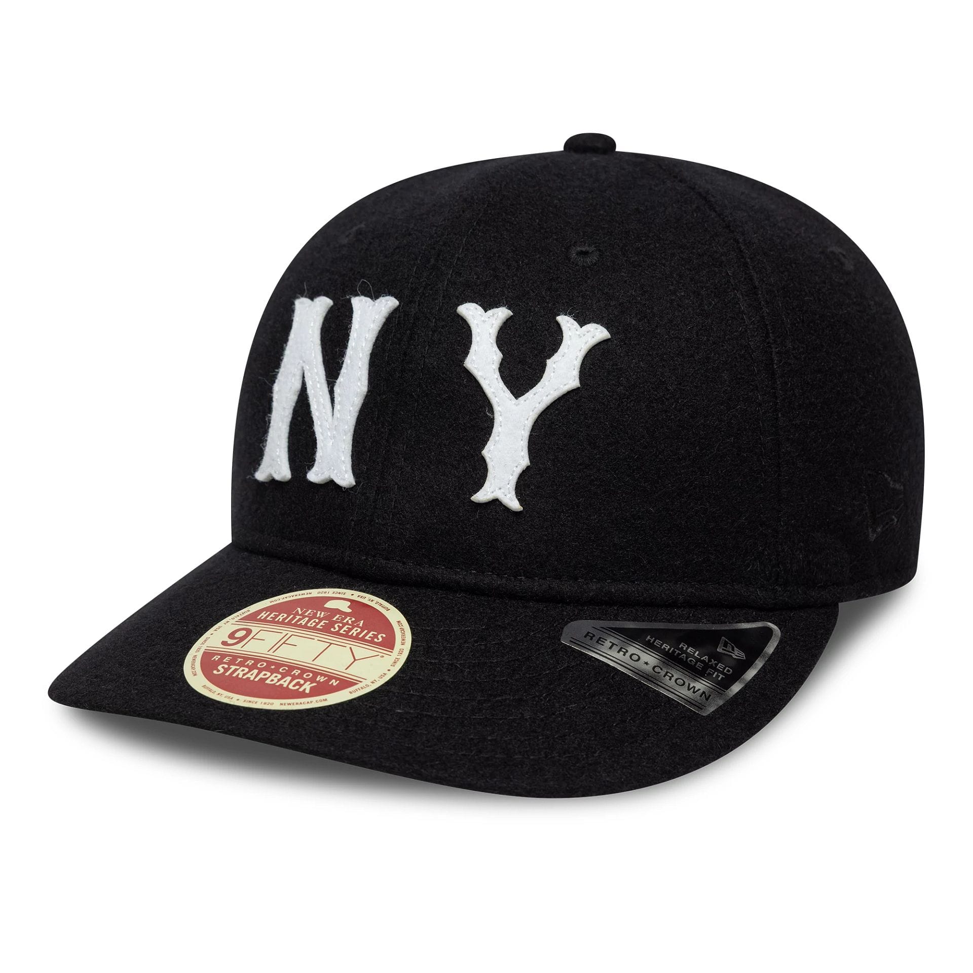 New York Highlanders MLB Heritage Black Retro Crown 9FIFTY Cap-kentox