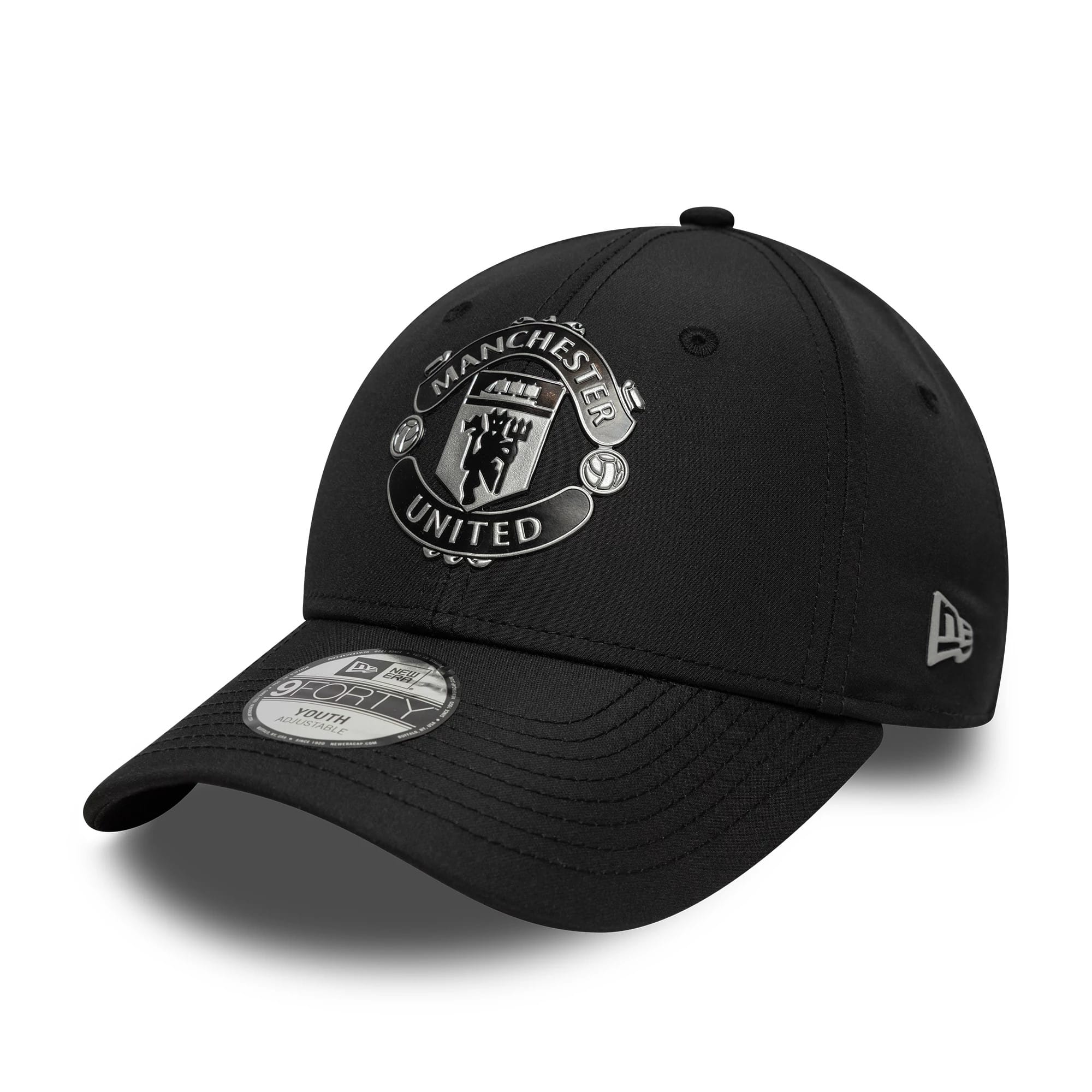Manchester United FC Youth Reflective Black 9FORTY Cap-kentox