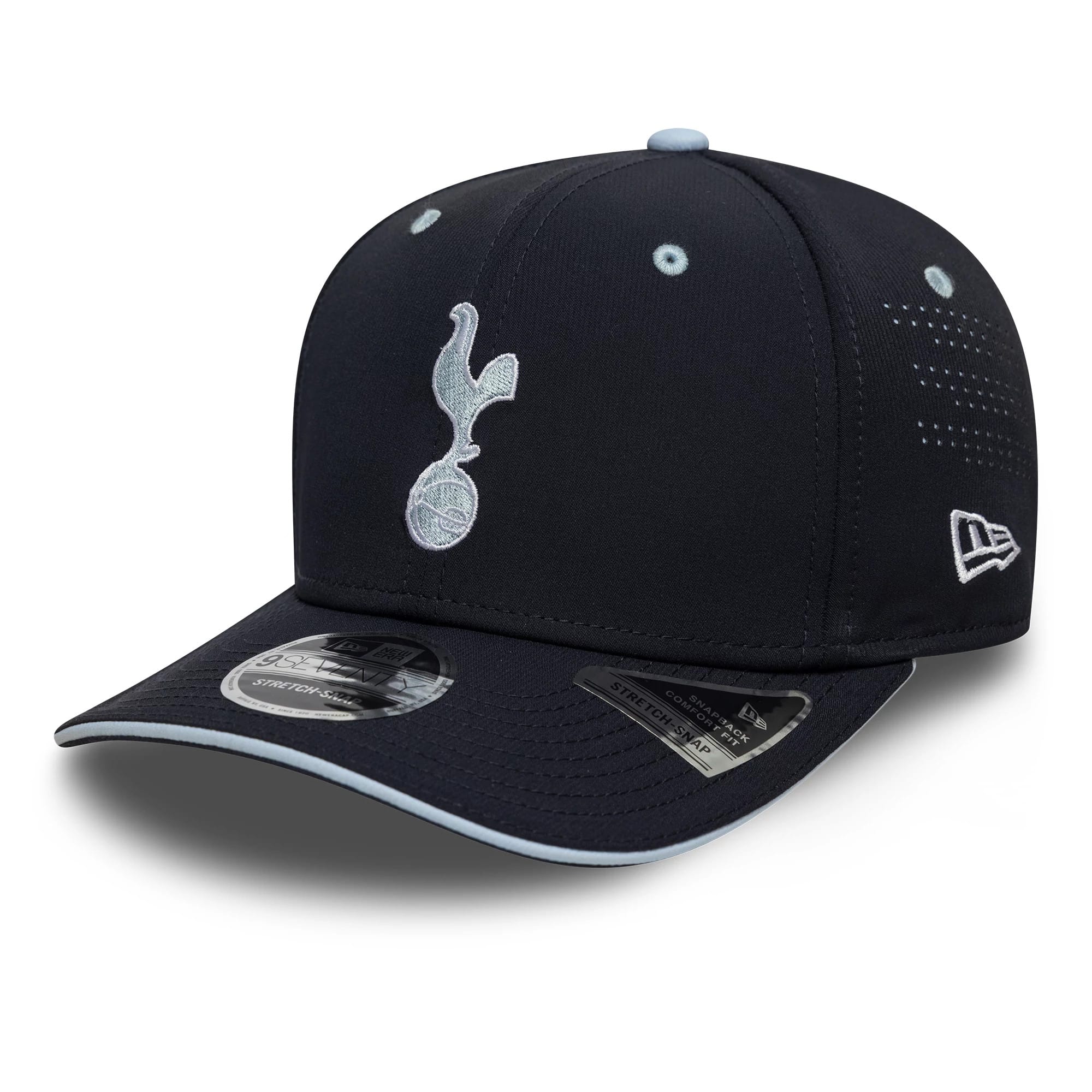 Tottenham Hotspur FC Cockerel Navy 9SEVENTY Stretch Snap Cap-kentox