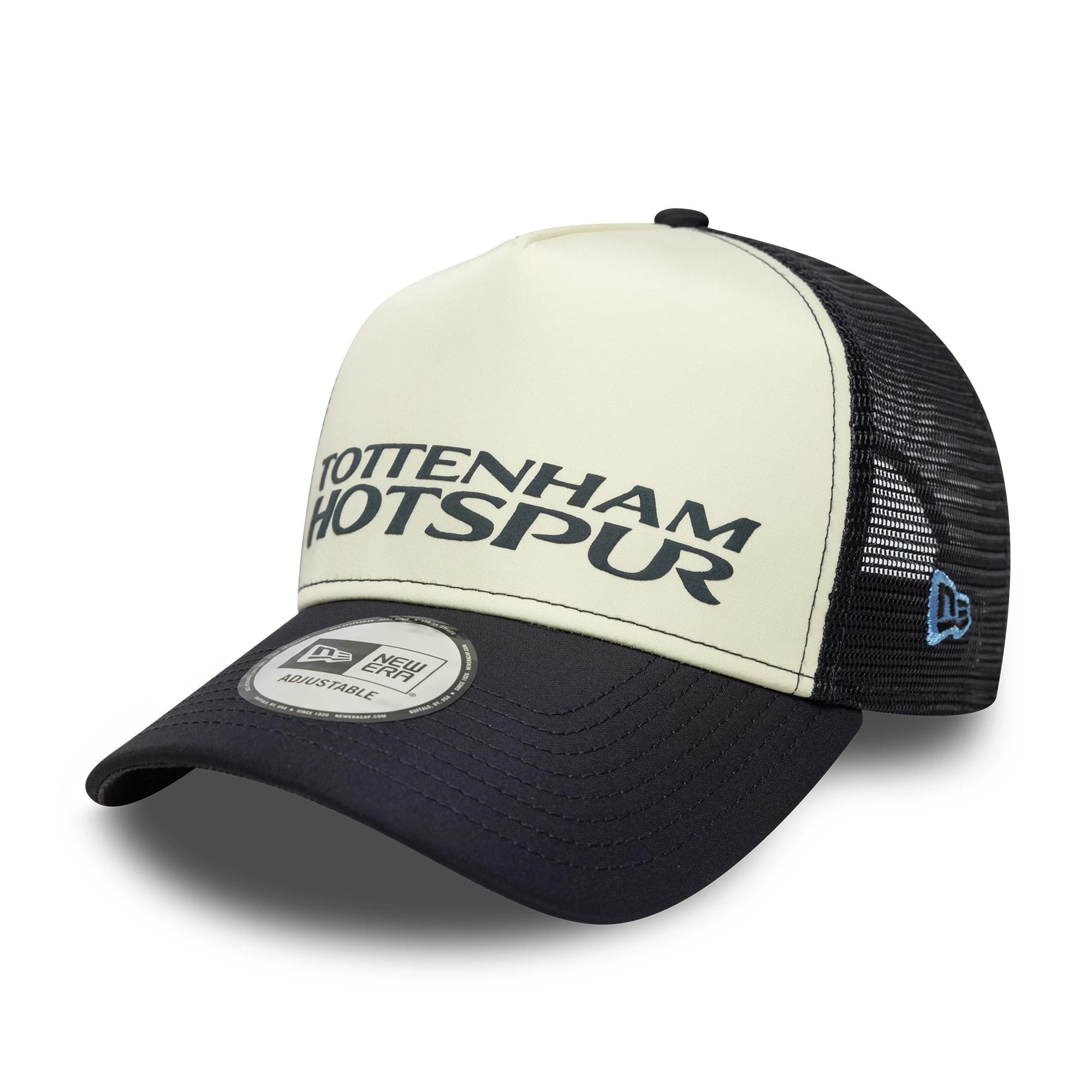 Tottenham Hotspur FC Puff Wordmark Navy 9FORTY A-Frame Trucker Cap-kentox
