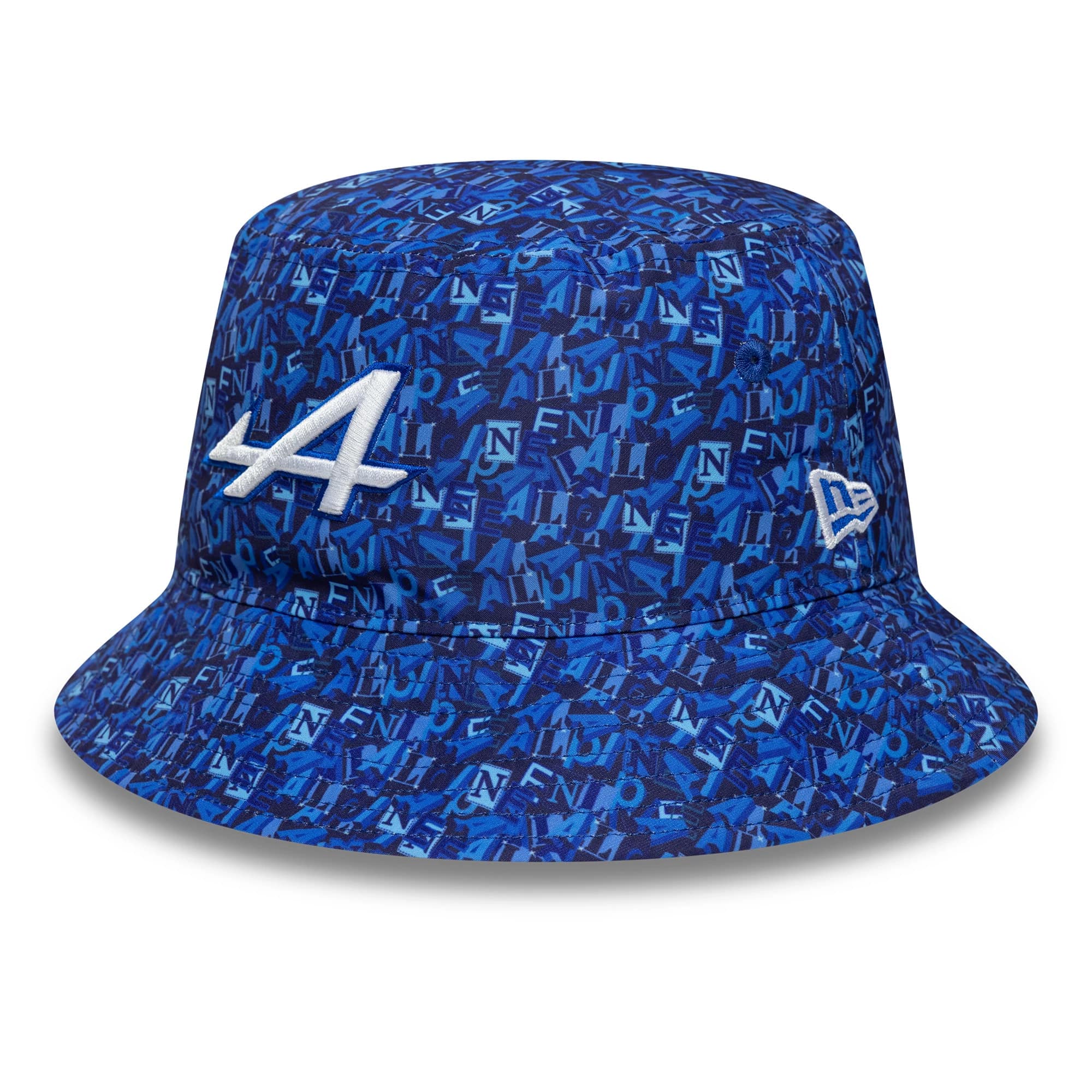 Alpine Racing All Over Print Navy Bucket Hat-kentox