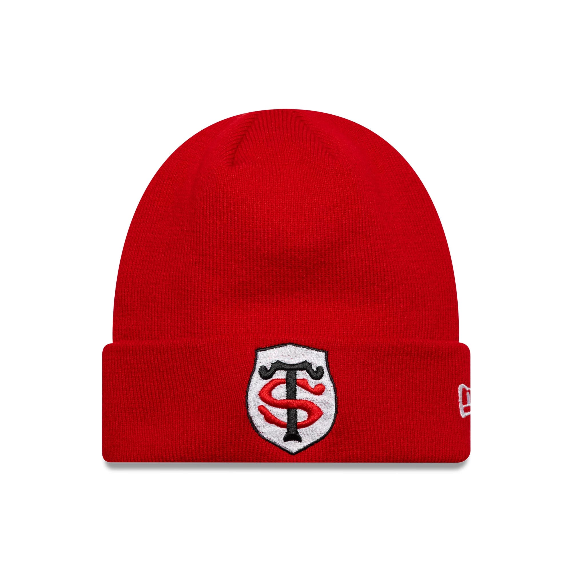 Stade Toulousain Core Red Cuff Knit Beanie Hat-kentox