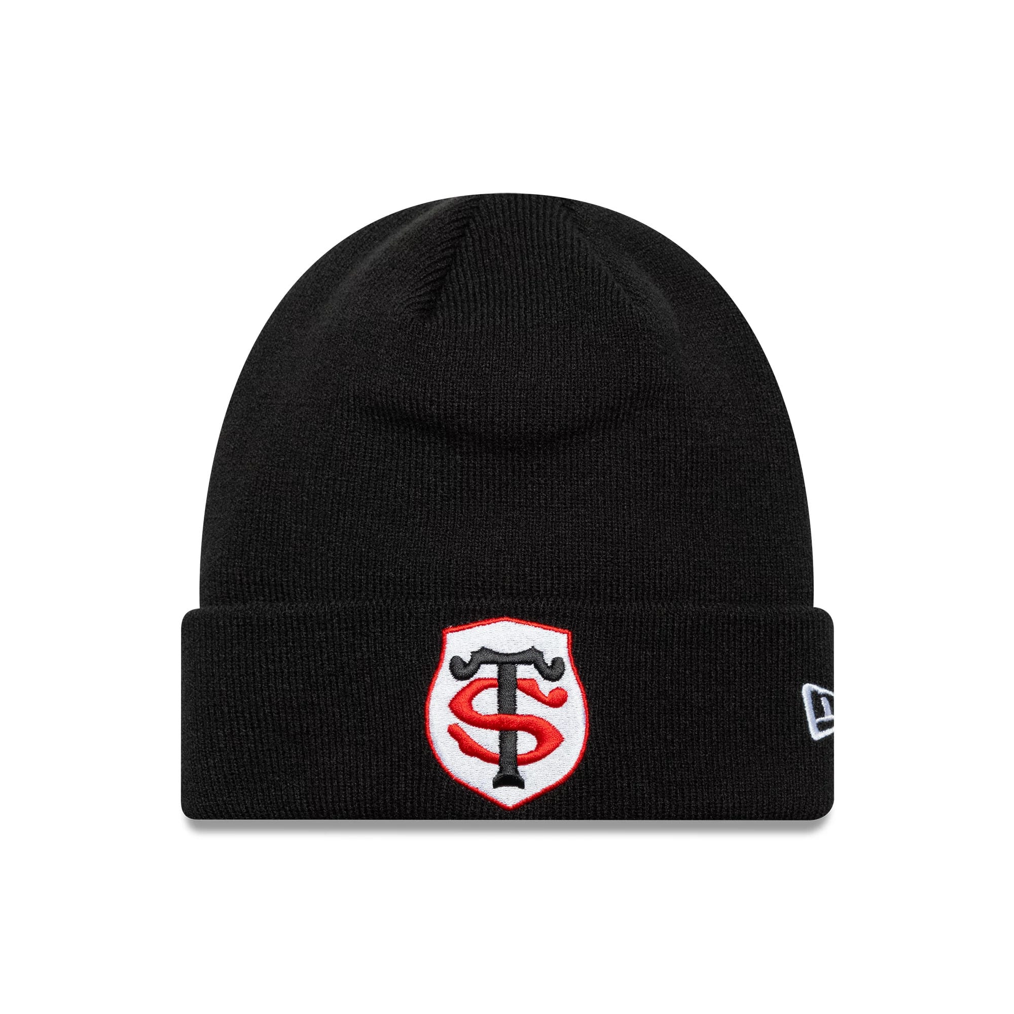 Stade Toulousain Core Black Cuff Knit Beanie Hat-kentox