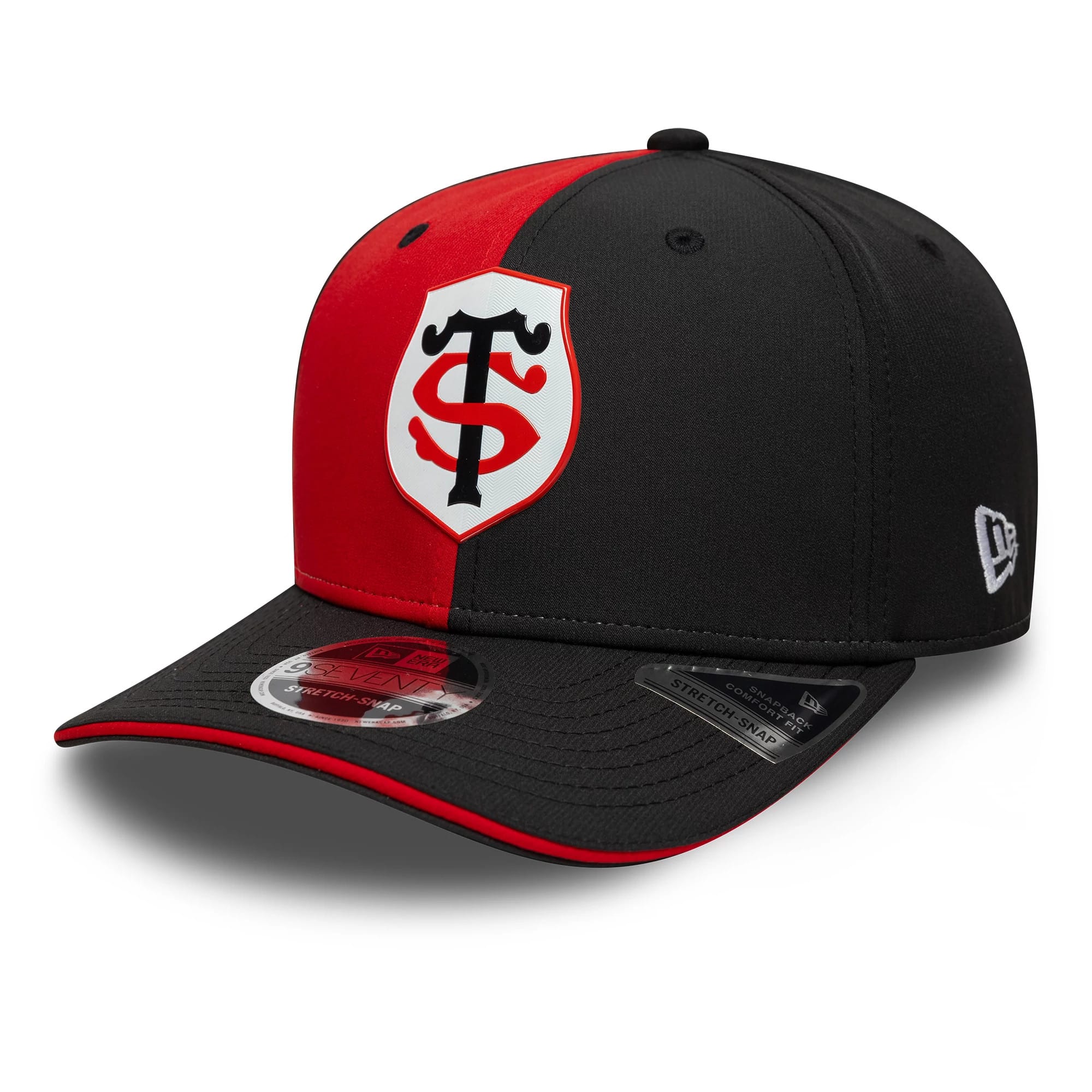 Stade Toulousain Recycled Black 9SEVENTY Stretch Snap Cap-kentox