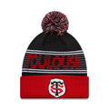 Stade Toulousain Black Bobble Knit Beanie Hat-kentox