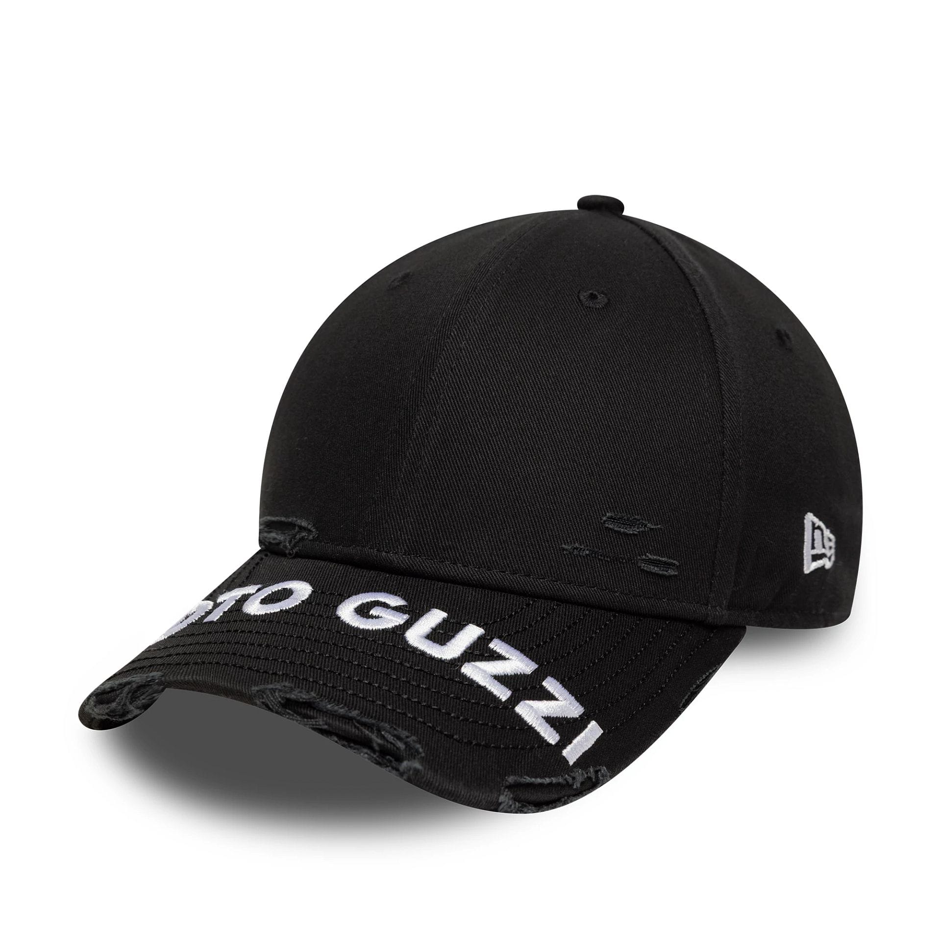 Moto Guzzi Distressed Black 9FORTY M-Crown Cap-kentox