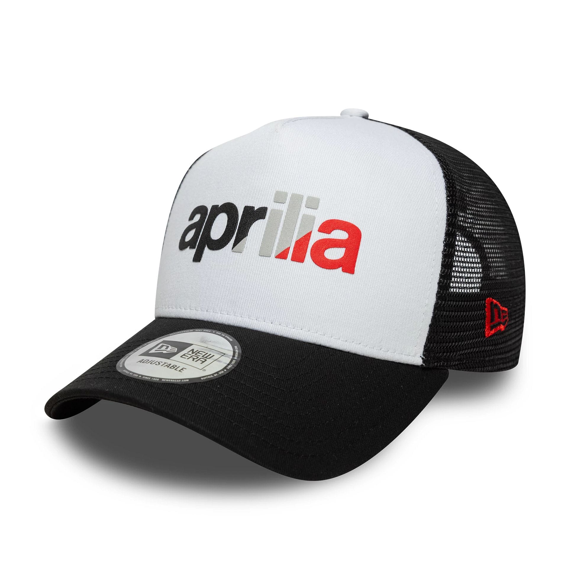 Aprilia Wordmark Black 9FORTY A-Frame Trucker Cap-kentox