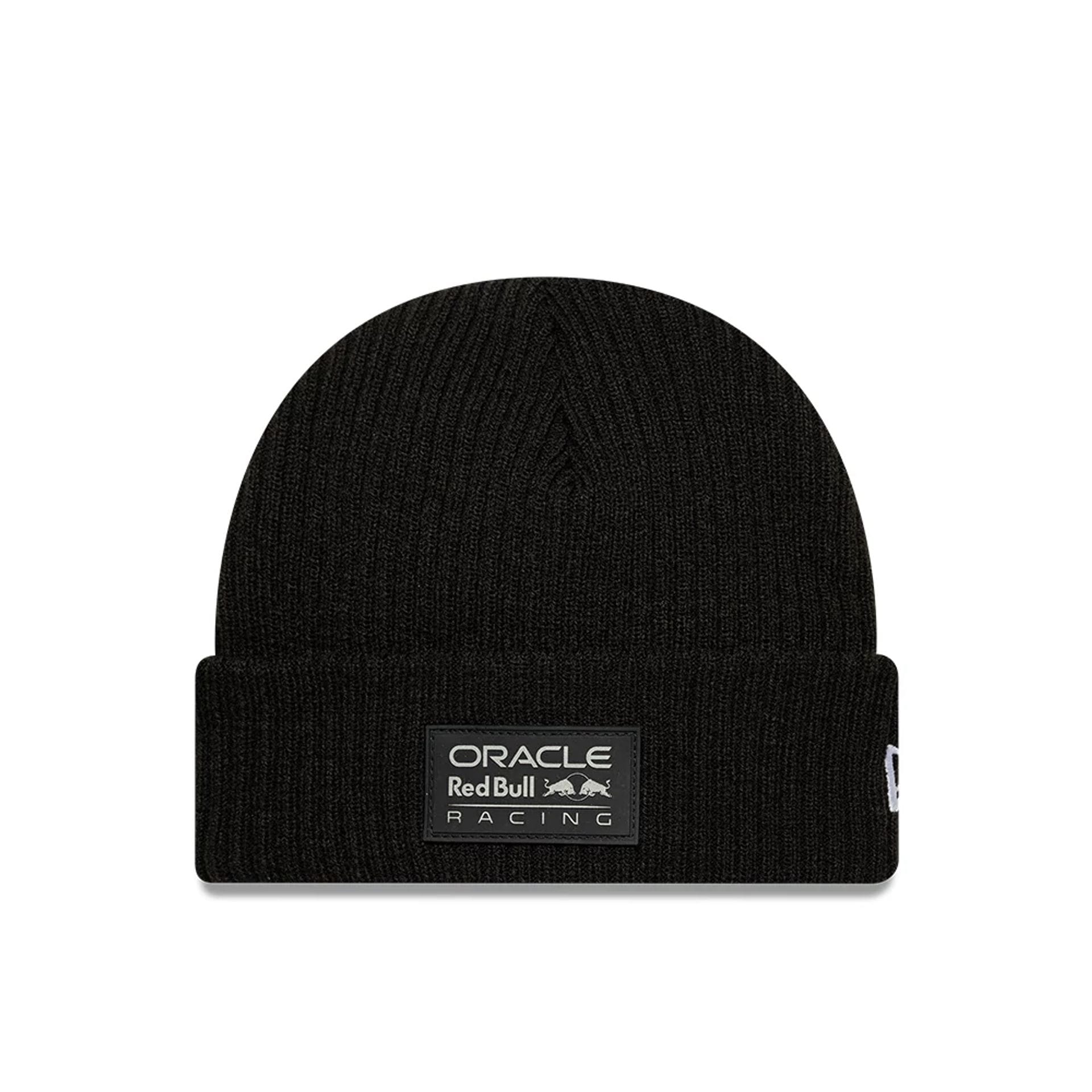 Red Bull Racing Black Short Skull Knit Beanie Hat-kentox
