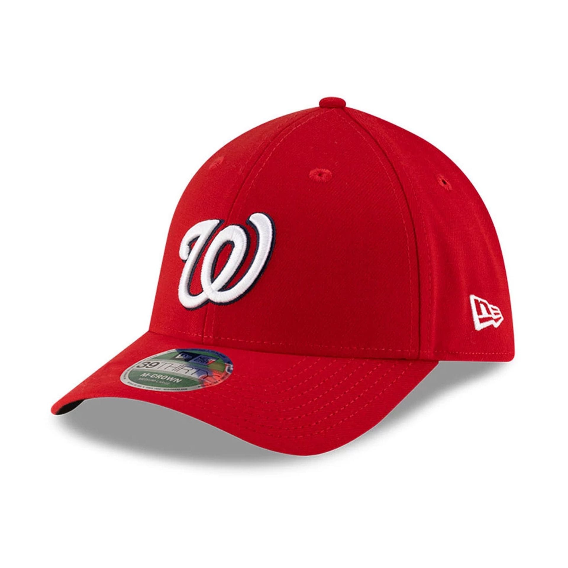 Nationals MLB Player Replica Red 39THIRTY M-Crown Stretch Fit Cap-kentox