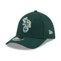 Athletics MLB Dark Green 39THIRTY M-Crown Stretch Fit Cap-kentox