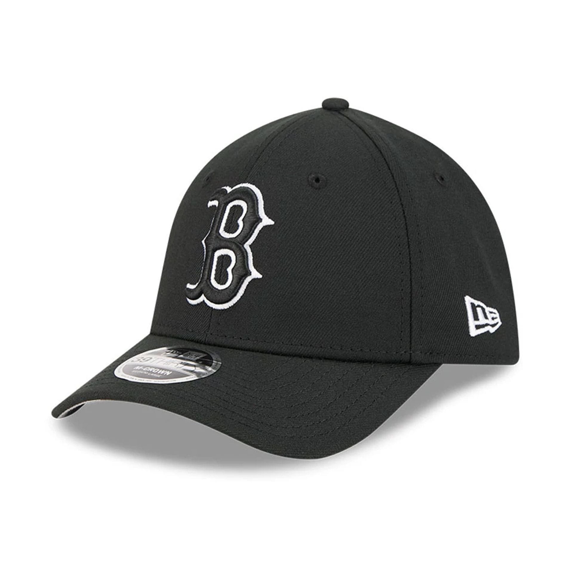 Boston Red Sox MLB Black 39THIRTY M-Crown Stretch Fit Cap-kentox
