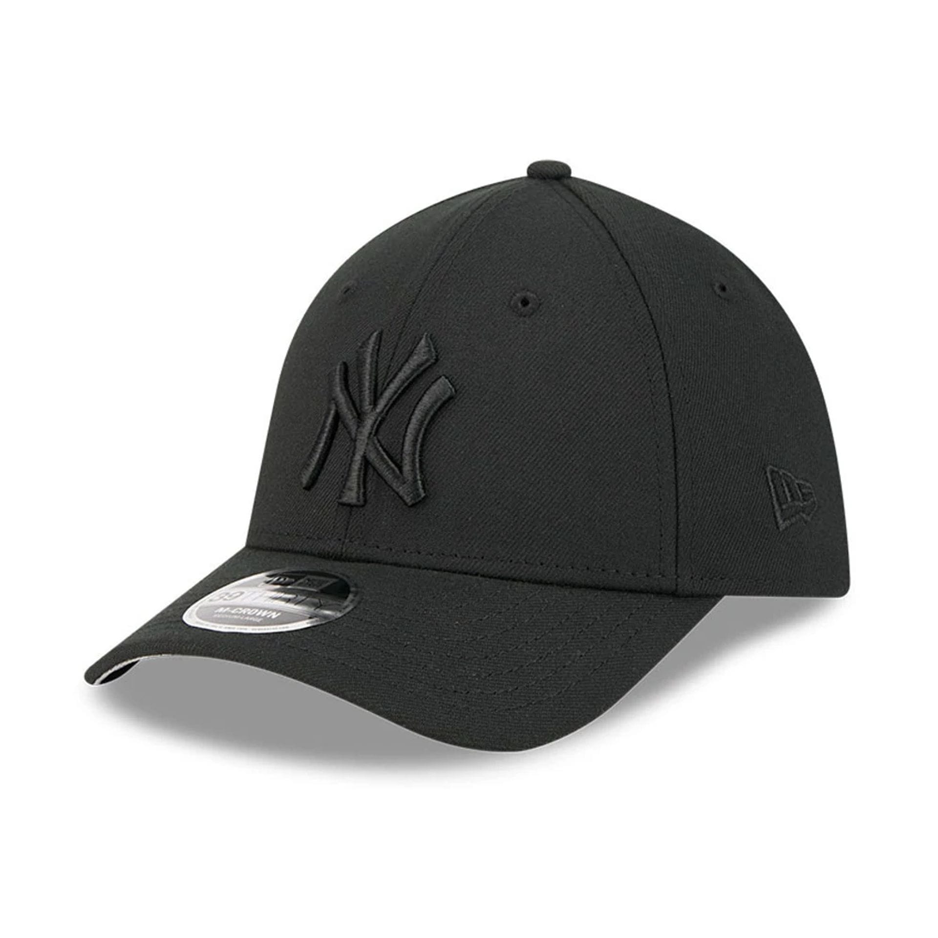 New York Yankees MLB Outline Black 39THIRTY M-Crown Stretch Fit Cap-kentox