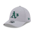 Athletics MLB Grey 39THIRTY M-Crown Stretch Fit Cap-kentox