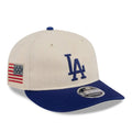 LA Dodgers MLB Americana Herringbone Dark White Retro Crown 9FIFTY Adjustable Cap-kentox