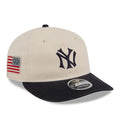 New York Yankees MLB Americana Herringbone White Retro Crown 9FIFTY Adjustable Cap-kentox