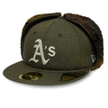 Athletics MLB Camo Open Green Retro Crown 59FIFTY Fitted Cap-kentox