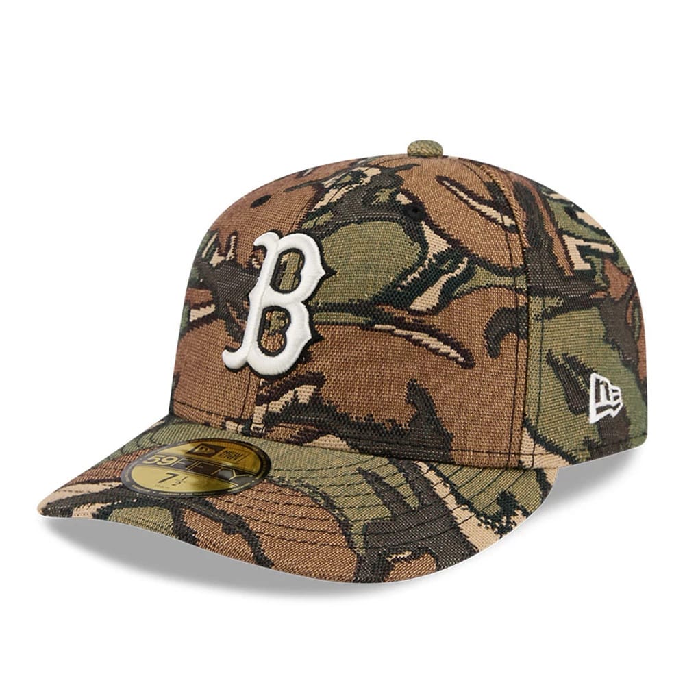 Boston Red Sox MLB Jacquard Camo 59FIFTY Fitted Cap-kentox