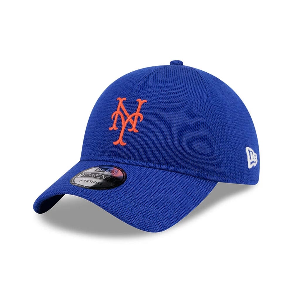 New York Mets MLB Merino Wool Blue 9TWENTY Adjustable Cap-kentox