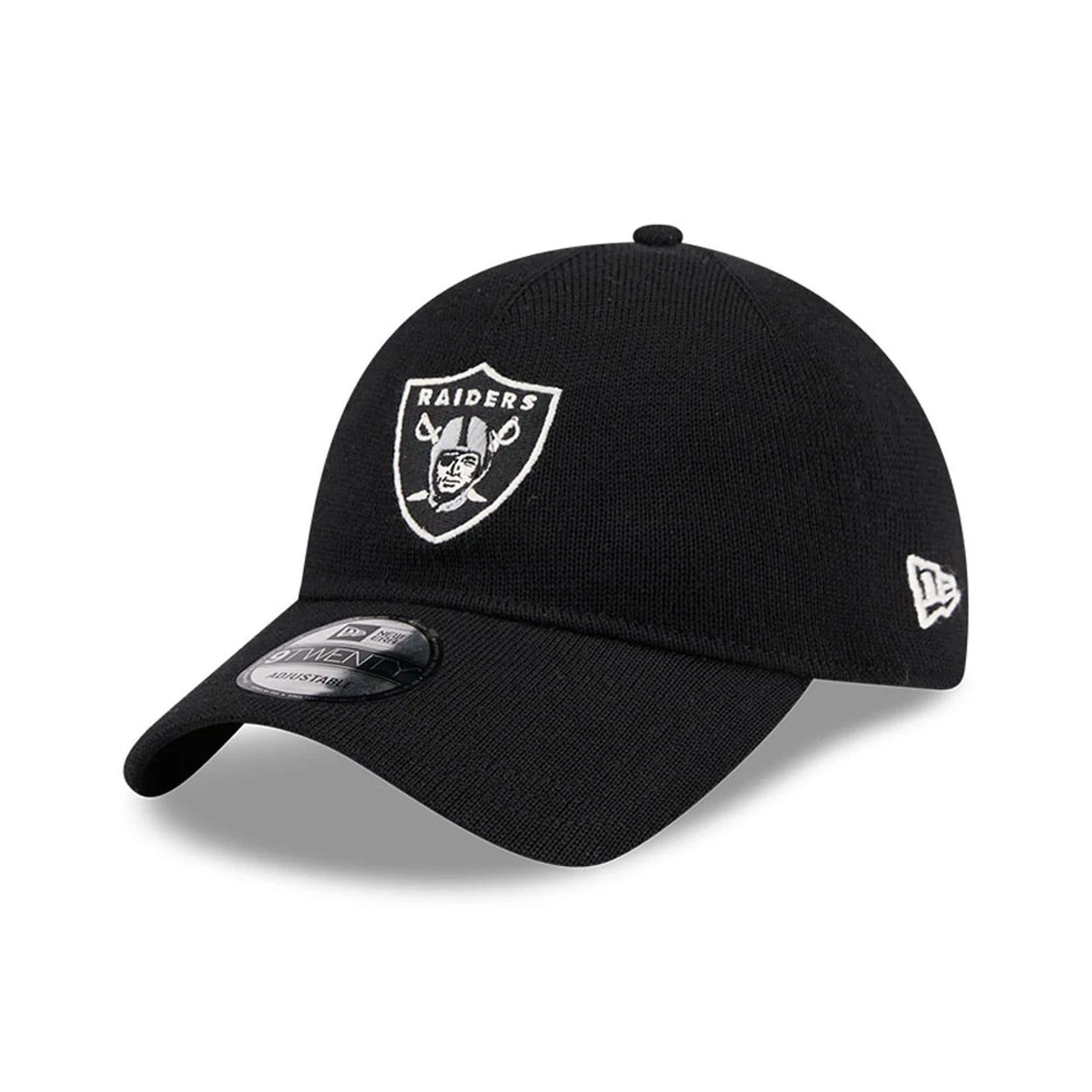Las Vegas Raiders NFL Merino Wool Black 9TWENTY Adjustable Cap-kentox